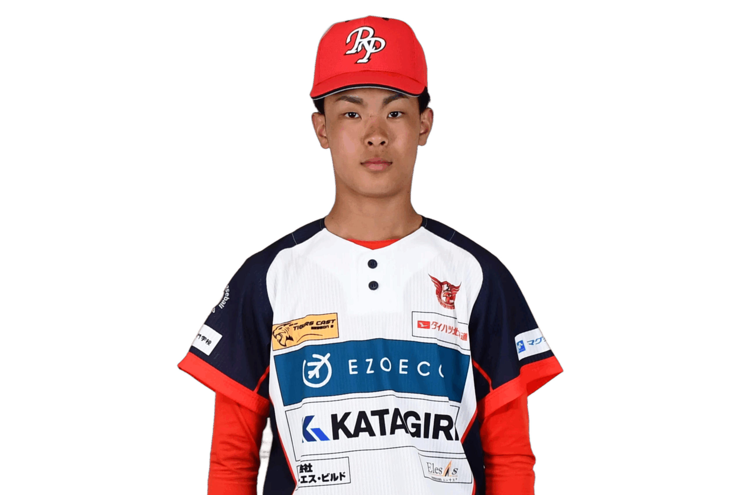 背番号18の髙橋　康誠選手がユニフォーム姿で正面を向いている